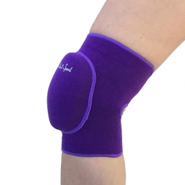 Фиолетовые наколенники с упругой подушкой