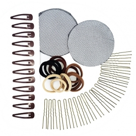 Набор для волос бежево-золотых тонов