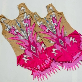 FUCHXIA-PINK BRIGHT leotard