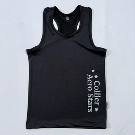 Майка из лайкры чёрная  COLLIER EILAT